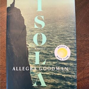 Isola by Allegra Goodman - Ocean Blue Hardcover Novel